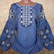 Жіноча вишиванка на джинсі "Лорілей" фото