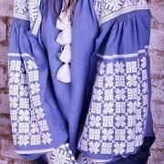 Женская вышиванка в стиле бохо "Рафаелло" фото Крестик Киев