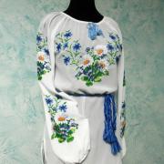 Женская вышиванка "Васельки да Ромашки"