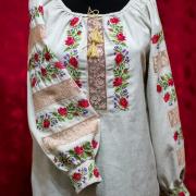 Женская вышиванка "Кустовая роза" фото Крестик Киев