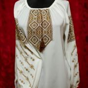 Женская вышиванка "Золотой орех" фото Крестик Киев