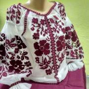 Женская вышиванка на фатине "Шанталь" фото 