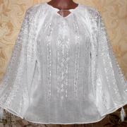 Маркизетовая блузка иней марлевка фото