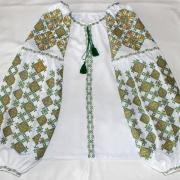 Блузка біла з вишивкою «Жарсонце» фото вишиванки