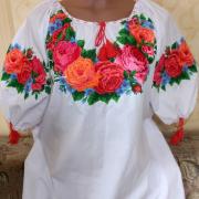 Купити блузка вишиванка жіноча " Літні трояди"