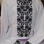 Мужская вышитая сорочка "Сокальские ружи 1" фото Крестик Киев