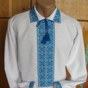 Украинская вышиванка мужская с орнаментом