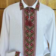 Мужская вышиванка с ярким узором купить