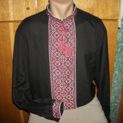 Вышитая мужская сорочка ручной работы купить в интернете