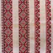 Вышиванка украинская для мальчика - красно-черная