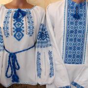 Парные вышиванки "Голубика"
