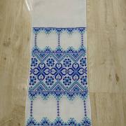 Весільний рушник ручної роботи "Голубі Ромби" замовити Київ