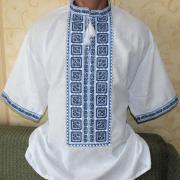 Українська вишита сорочка "Барвінок" купити