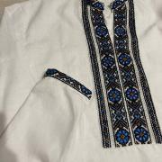 Чоловіча сорочка вишита "Волошковий цвіт" купити Сумми