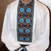 Біла вишита сорочка "Генерал" купити