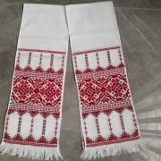 Пара весільних рушників для свічок "Многая літа" купити