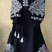 Українська чорна сукня "Ангола" купити Харків