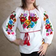 Українська жіноча блузка "Веселка" купити Чернігів