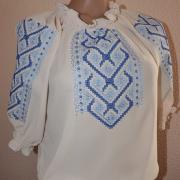 Шифоновая вышитая блуза купить в Киеве