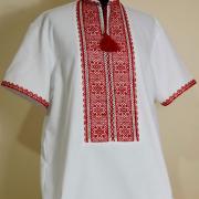 Мужская вышиванка "Красная гладь"