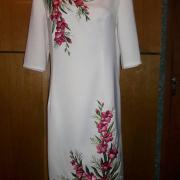 Українська вишита сукня гладдю "Романтика" фото