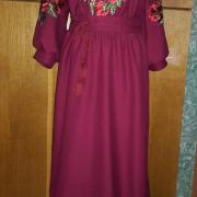 Платье с художественной вышивкой "Маринелла" фото