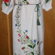 Украинское платье с вышивкой