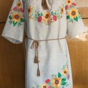 Вышитое платье украинское