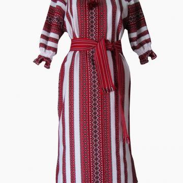Українська сукня ткана з вишивкою