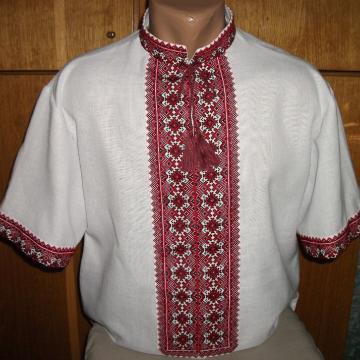 Украинская вышиванка мужская короткий рукав