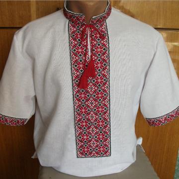 Вышиванка украинская мужская короткий рукав